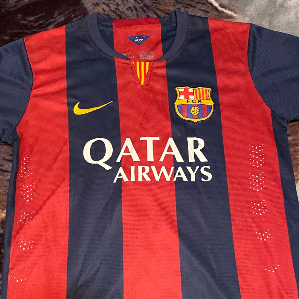 Nike FC Barcelona Jersey - Red and Navy Suarez jersey
